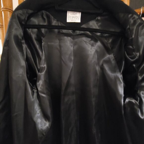 Vtg LUXURY Soft CASHMERE womens Coat size 10 M Trench Overcoat Floor Length 80s - Picture 4 of 12